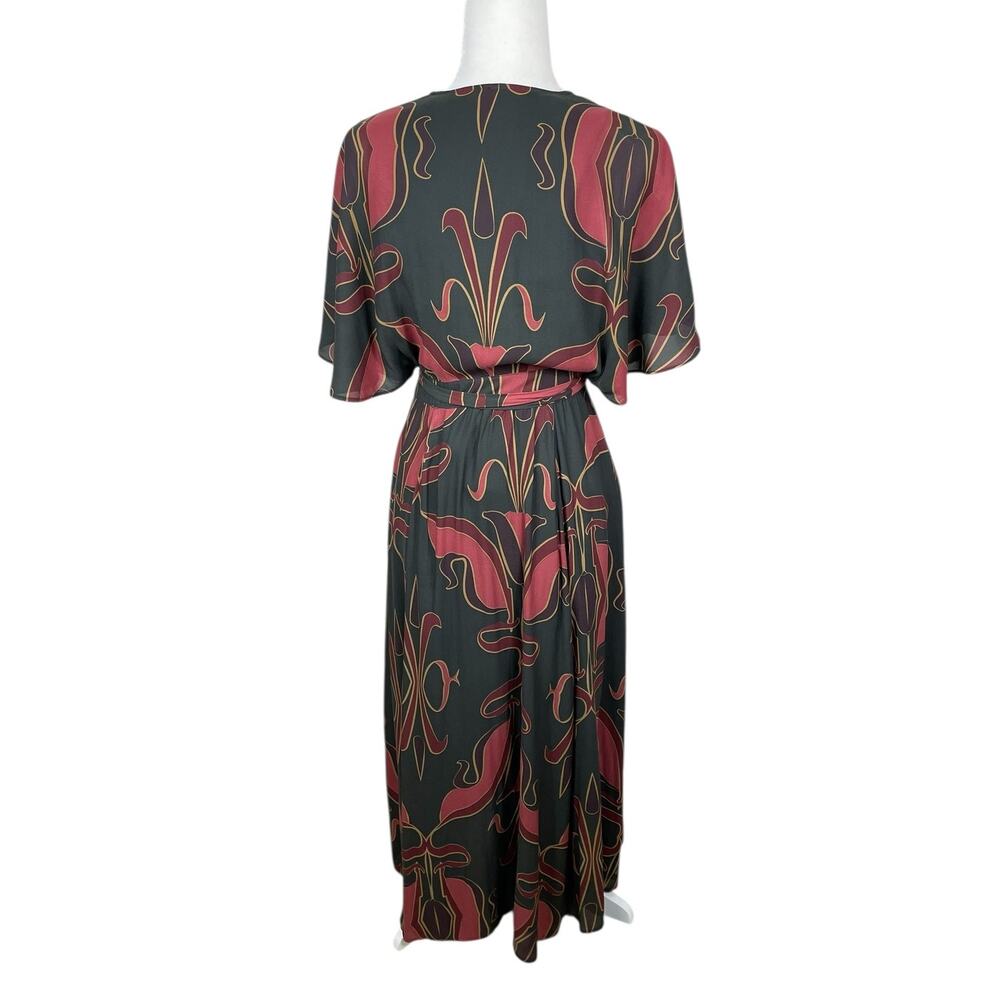 Free People Sweet Escape Floral Maxi Wrap Dress Boho Festival Size XS - Picture 8 of 16